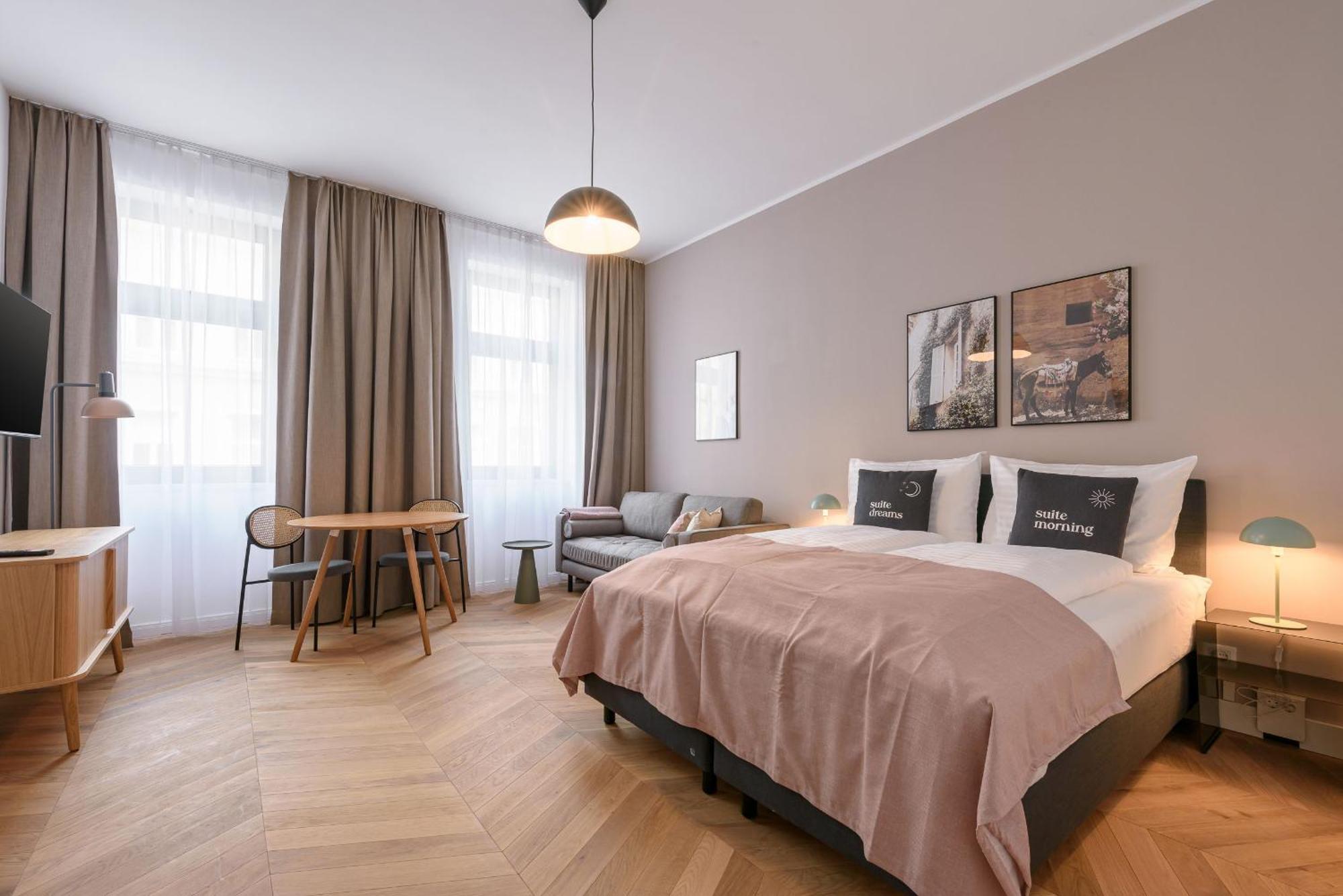 Limehome Vienna Karajangasse Oda fotoğraf